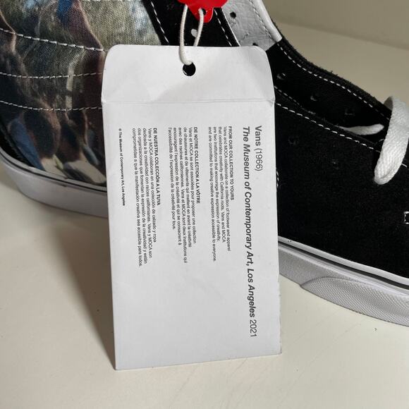 NWT Vans Sk8 Hi Sneaker Moca Frances Stark Black Size M10.5 W12.0 VN0A5KRHA55 - Picture 10 of 11